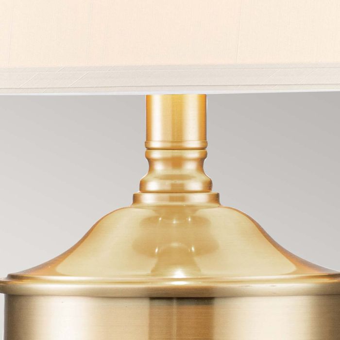 Elstead Lighting Dennison 1 Light Table Lamp - Brushed Brass