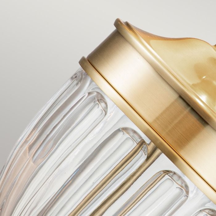 Elstead Lighting Dennison 1 Light Table Lamp - Brushed Brass