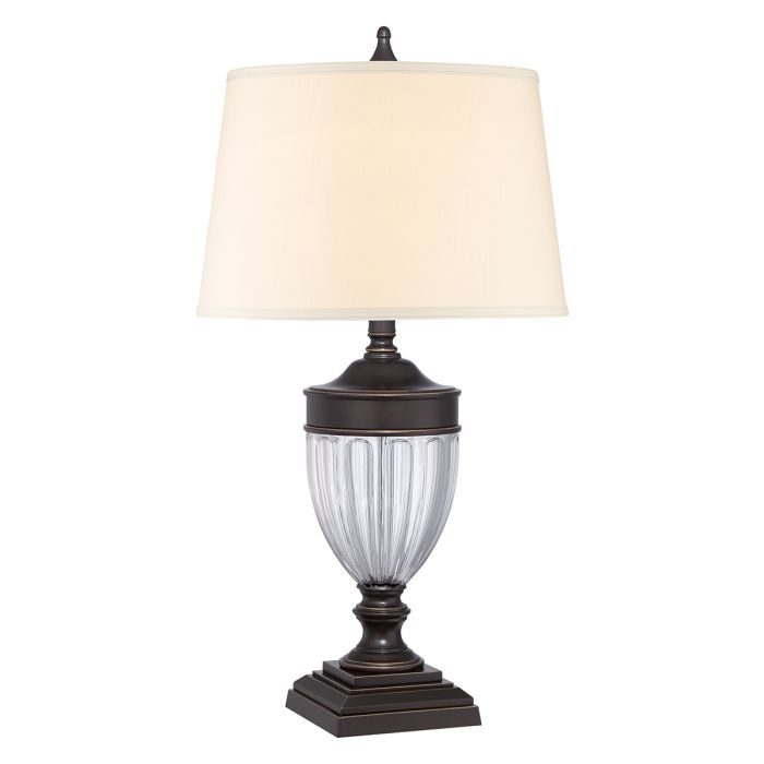 elstead lighting Dennison 1 Light Table Lamp - Paladian Bronze