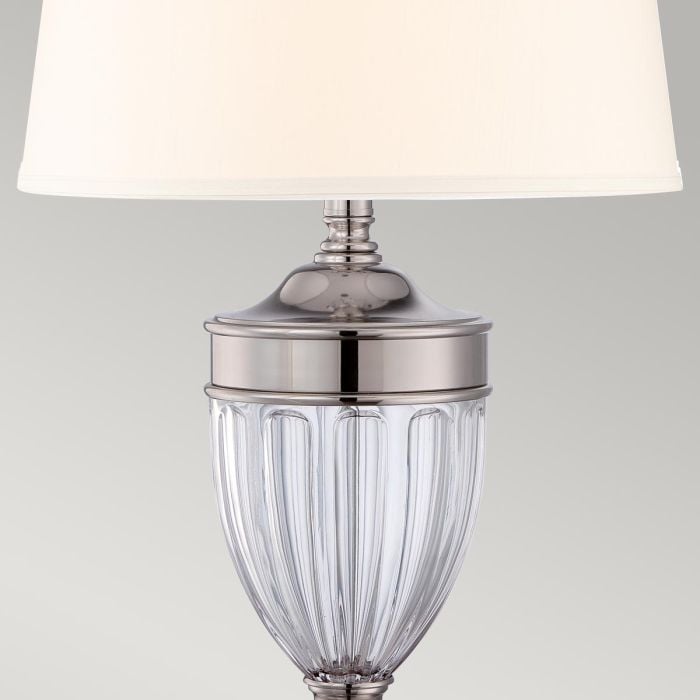 Elstead Lighting Dennison 1 Light Table Lamp - Polished Nickel