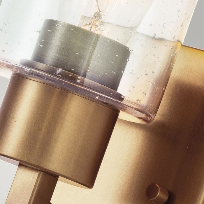 Elstead Lighting Deryn 1 Light Wall Light - Natural Brass