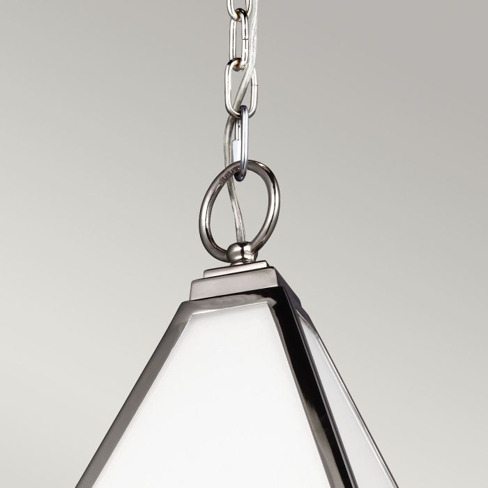 Elstead Lighting Diamond 4 Light Large Pendant - Polished Nickel