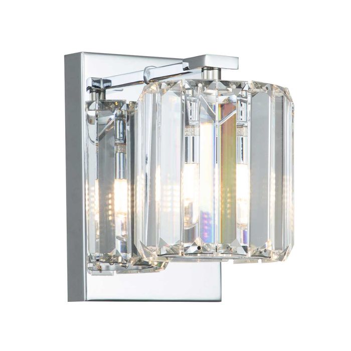 elstead lighting Divine 1 Light Wall Light - Polished Chrome