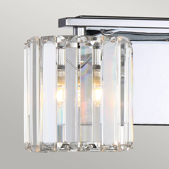 Elstead Lighting Divine 2 Light Wall Light - Polished Chrome