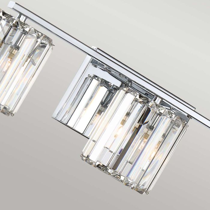 Elstead Lighting Divine 3 Light Wall Light - Polished Chrome