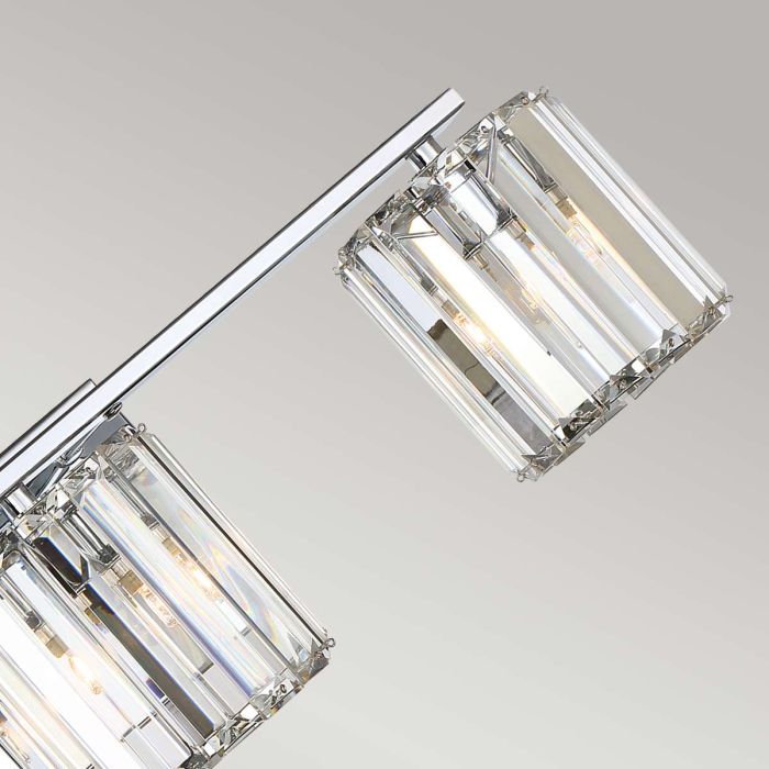 Elstead Lighting Divine 3 Light Wall Light - Polished Chrome