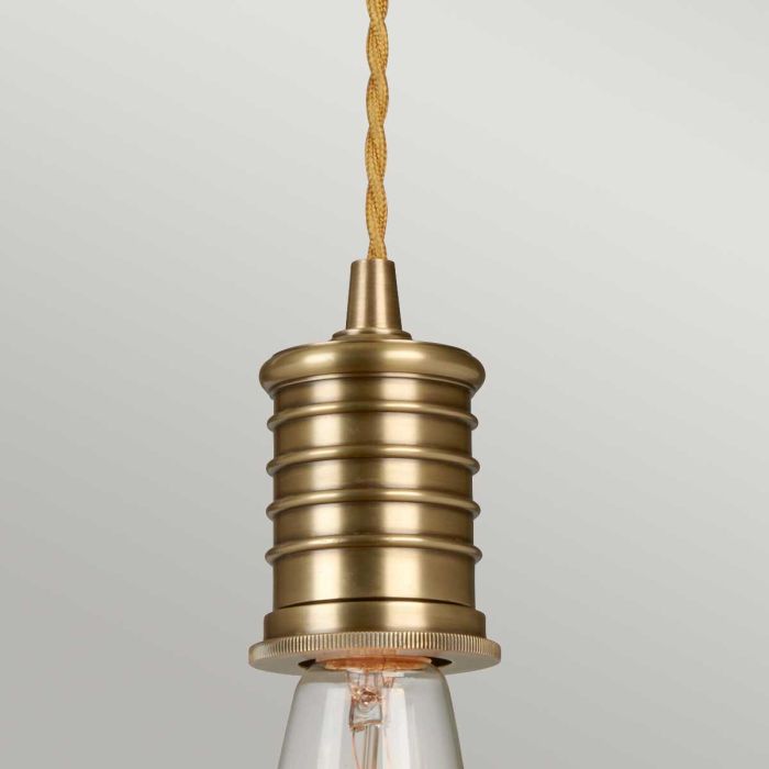Elstead Lighting Douille 1 Light Pendant - Aged Brass