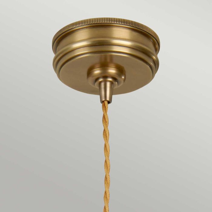 Elstead Lighting Douille 1 Light Pendant - Aged Brass