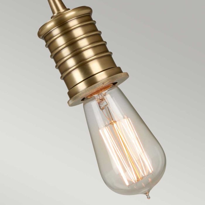 Elstead Lighting Douille 1 Light Pendant - Aged Brass
