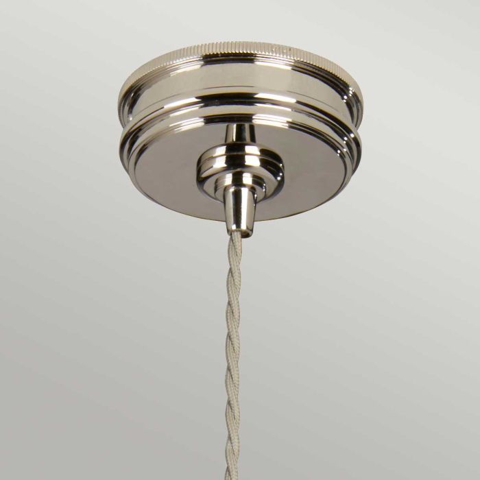 Elstead Lighting Douille 1 Light Pendant - Polished Nickel