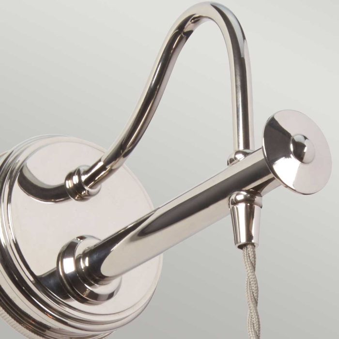 Elstead Lighting Douille 1 Light Wall Light - Polished Nickel