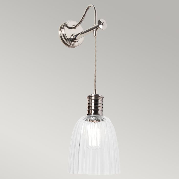 Elstead Lighting Douille 1 Light Wall Light - Polished Nickel