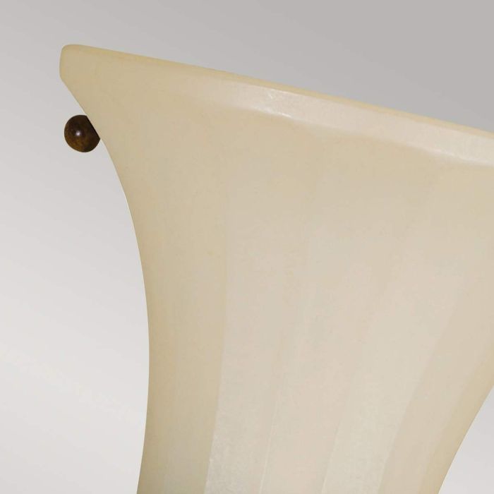 Elstead Lighting Drawing Room 1 Light Wall Uplighter - Walnut With Traditional Edwardian Style