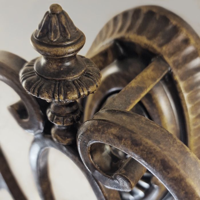 Elstead Lighting Drawing Room 2 Light Wall Light - Walnut With Traditional Edwardian Style