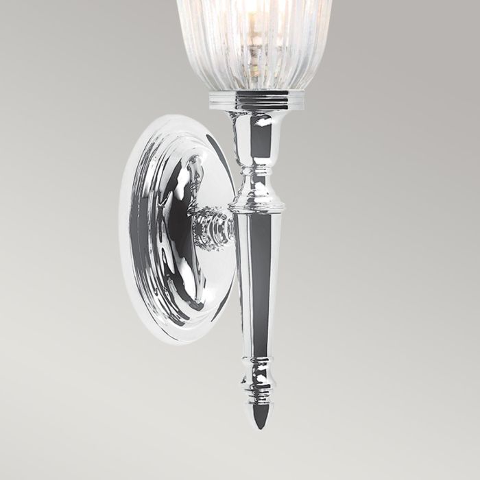 Elstead Lighting Dryden 1 Light Wall Light - Polished Chrome