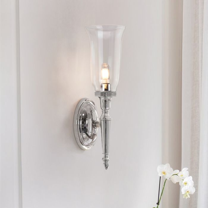 Elstead Lighting Dryden 1 Light Wall Light - Polished Chrome LED G9