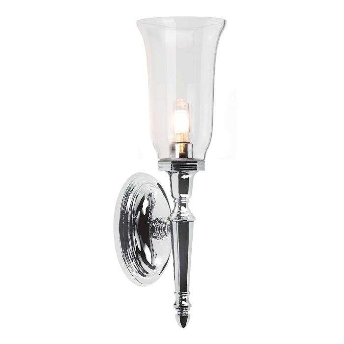 elstead lighting Dryden 1 Light Wall Light - Polished Chrome LED G9