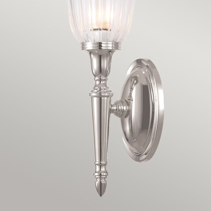 Elstead Lighting Dryden 1 Light Wall Light - Polished Nickel