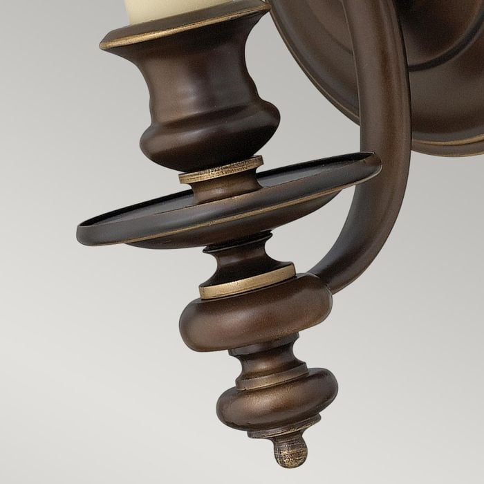 Elstead Lighting Dunhill 1 Light Wall Light - Royal Bronze