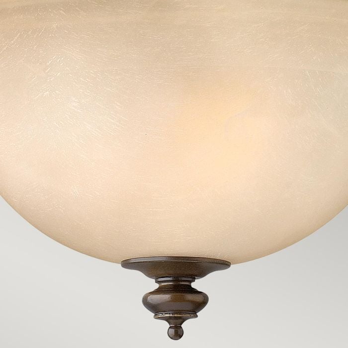 Elstead Lighting Dunhill 2 Light Semi-Flush - Royal Bronze