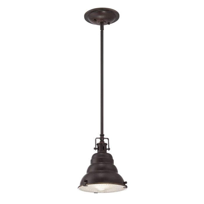 elstead lighting East Vale 1 Light Mini Pendant - Palladian Bronze