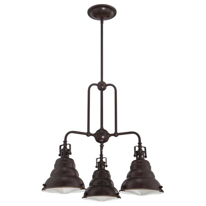 Elstead Lighting Eastvale 3 Light Chandelier - Palladian Bronze