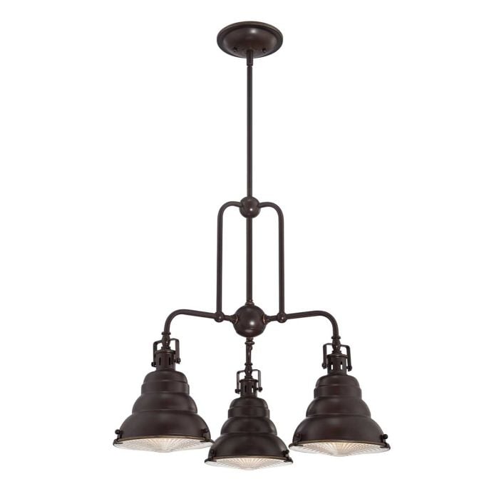 elstead lighting Eastvale 3 Light Chandelier - Palladian Bronze
