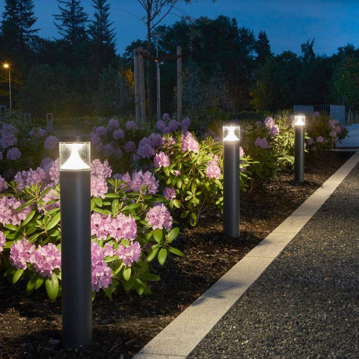 Elstead Lighting Egersund LED Tall Bollard - Graphite