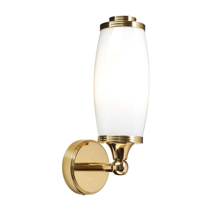 elstead lighting Eliot 1 Light Wall Light - Polished Brass