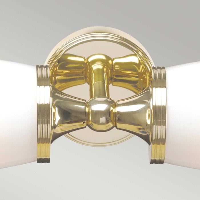 Elstead Lighting Eliot 2 Light Wall Light - Polished Brass