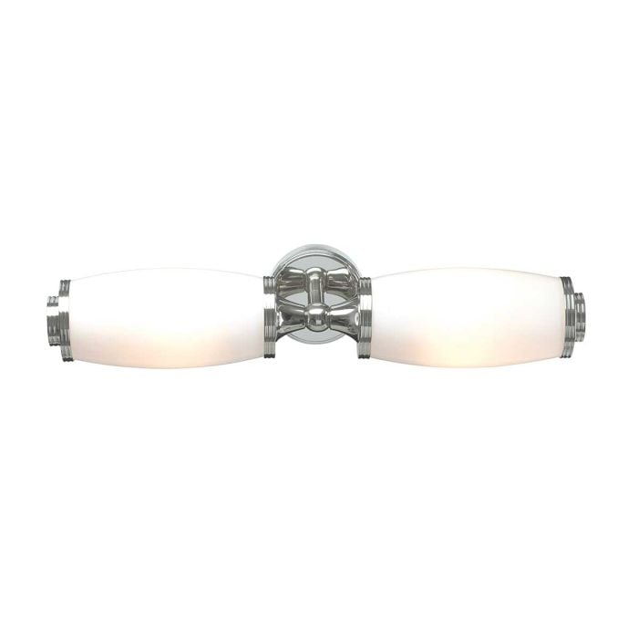 elstead lighting Eliot 2 Light Wall Light - Polished Chrome