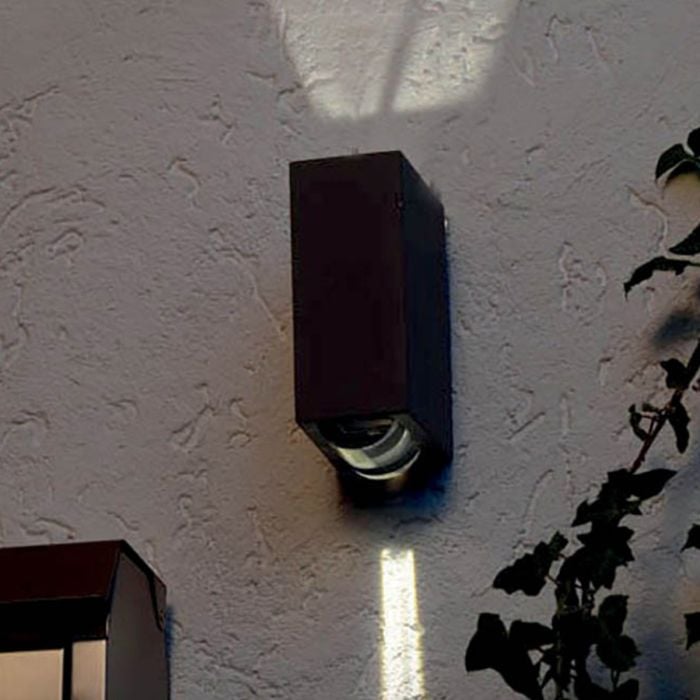Elstead Lighting Agner 2 Light Wall Light - Graphite