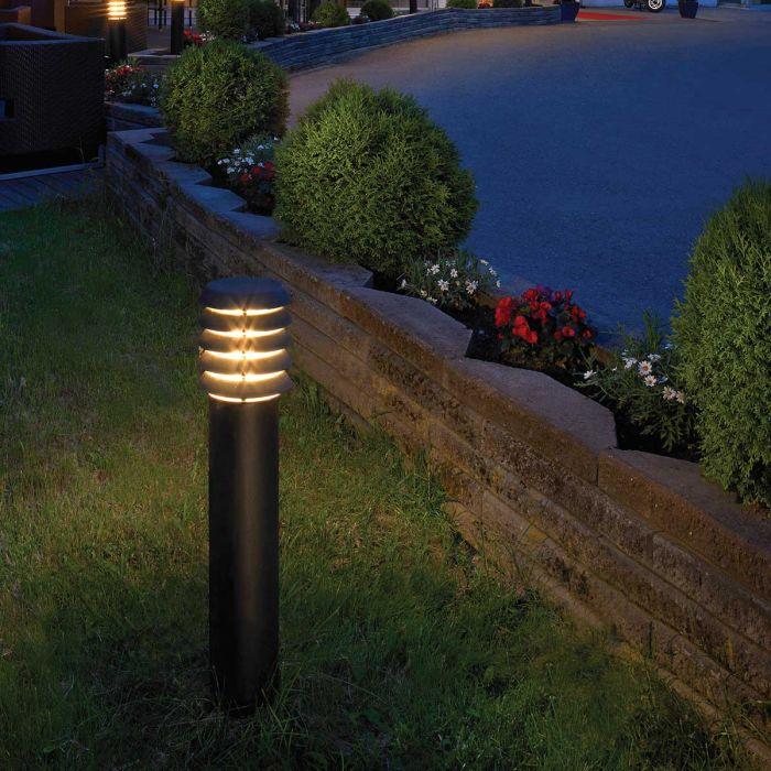 Elstead Lighting Alta 1 Light Large Bollard - Black