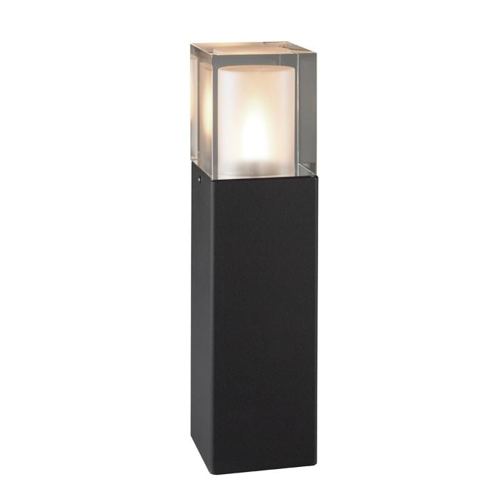 elstead lighting Arendal Medium Bollard - Black