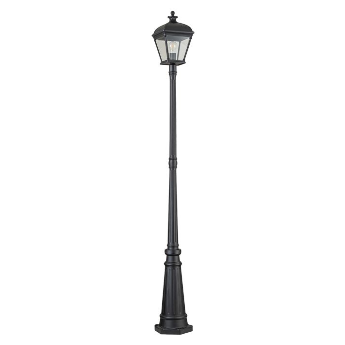 elstead lighting Bayview 1 Light Lamp Post - Black