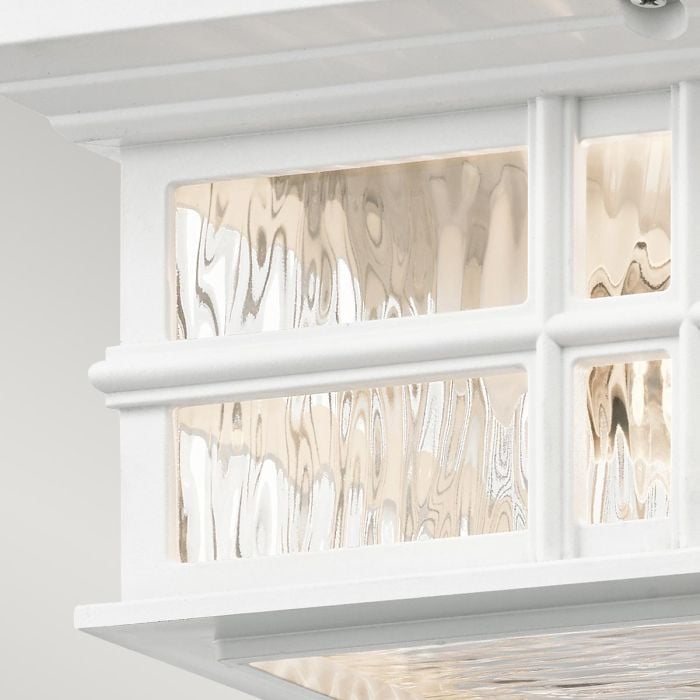 Elstead Lighting Beacon Square 2 Light Flush - White