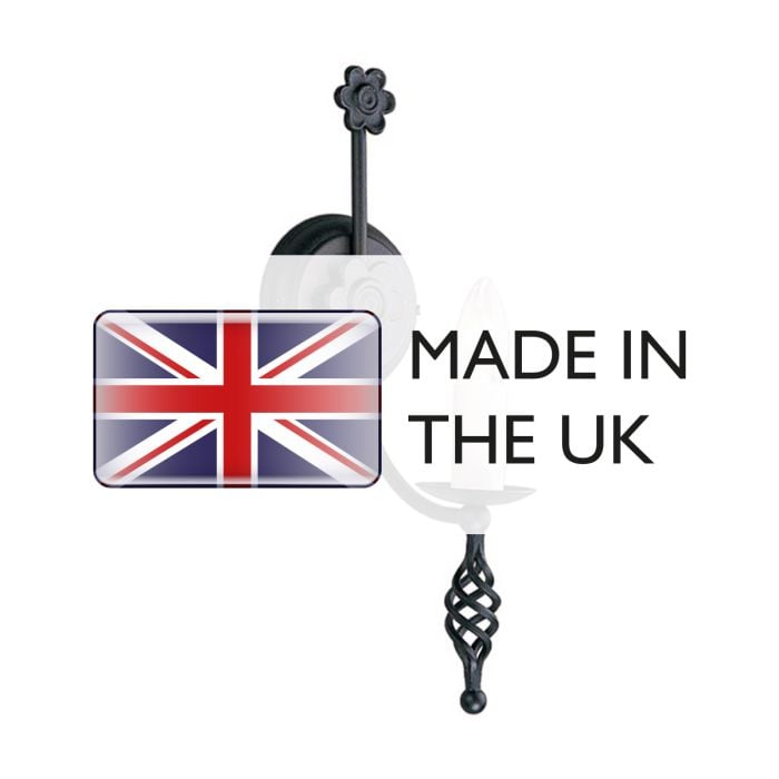 Elstead Lighting Belfry 1 Light Wall Light - Black