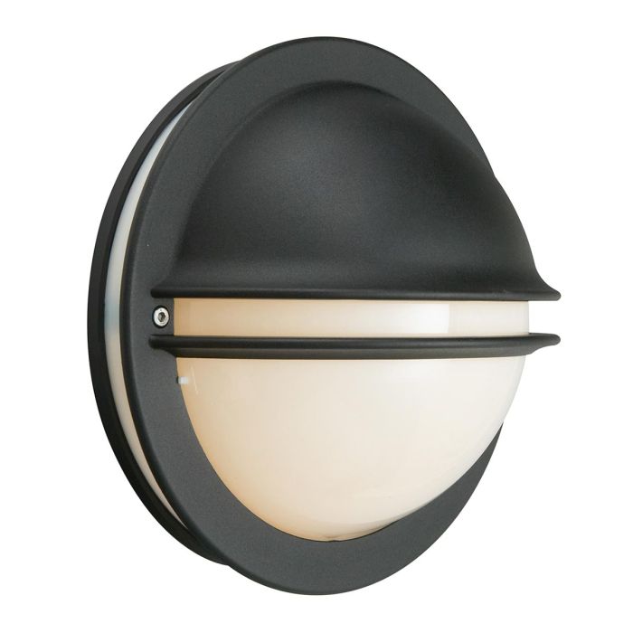 elstead lighting Berlin 1 Light Wall Light - Black