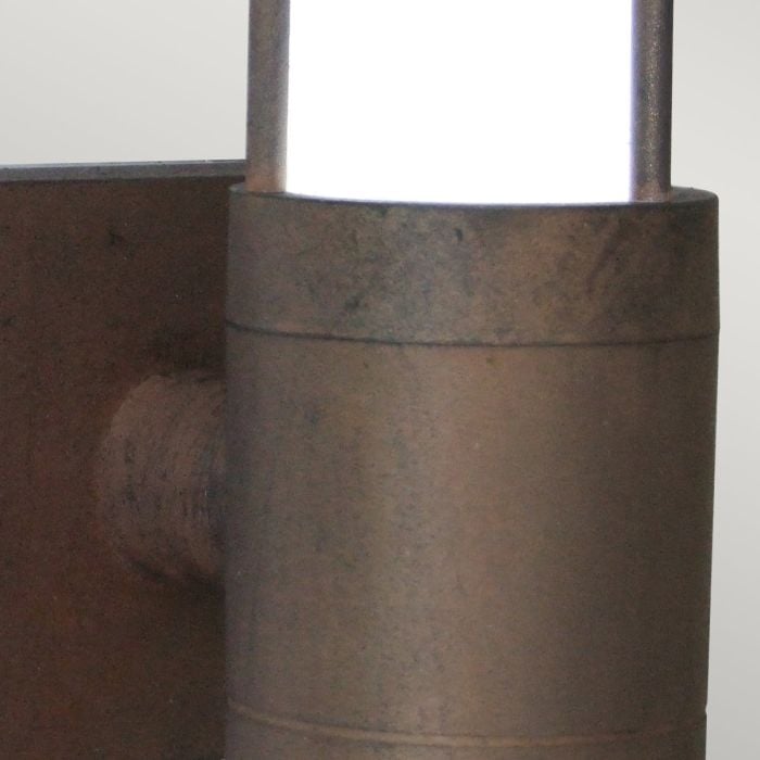 Elstead Lighting Beta Plain Wall Lantern - Aged Iron