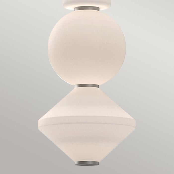 Elstead Lighting Bijou LED Pendant - Brushed Nickel