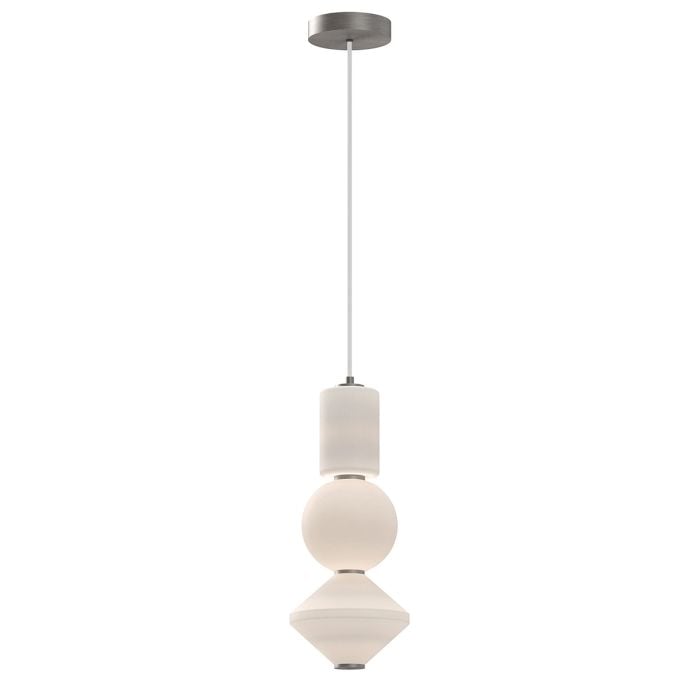 elstead lighting Bijou LED Pendant - Brushed Nickel