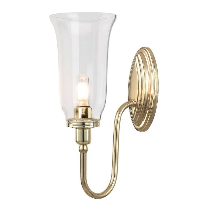 elstead lighting Blake 1 Wall Light - Polished Brass