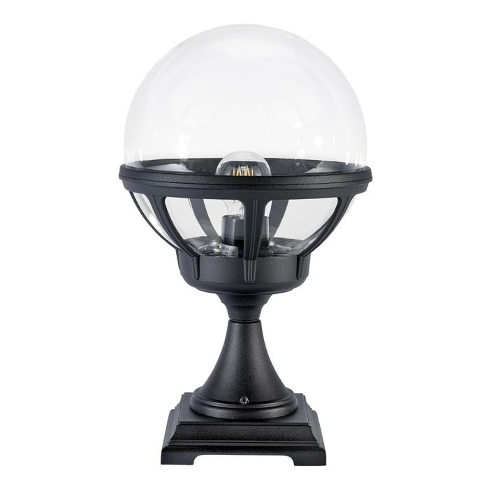 elstead lighting Bologna 1 Light Pedestal - Black