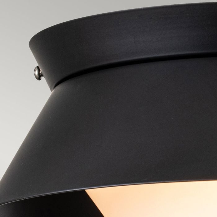 Elstead Lighting Bowtie 2lt Flush - Matte Black