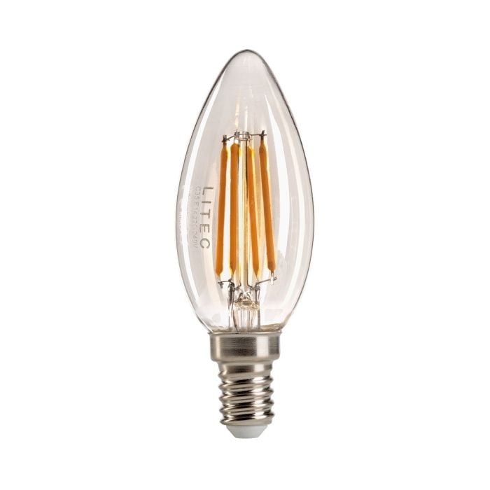 Elstead Lighting Candle LED E14 Lamp - Clear Glass
