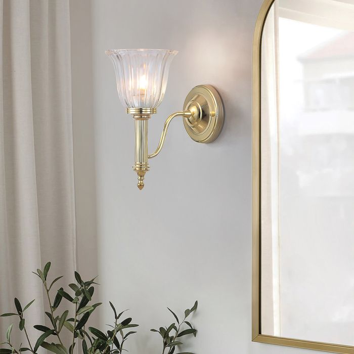 Elstead Lighting Carroll 1 Light - Polished Brass