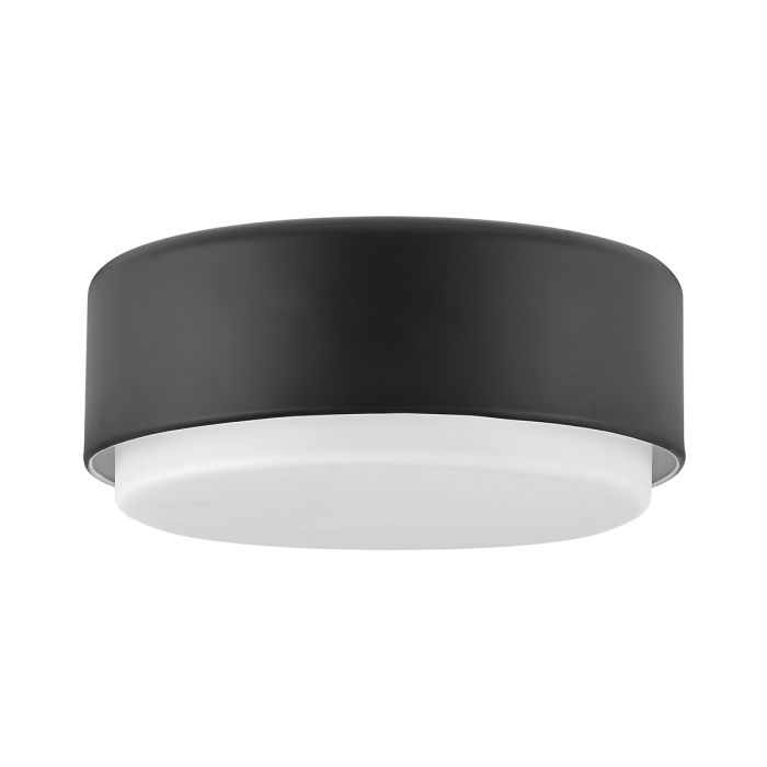 elstead lighting Cedric Flush Small Mount - Black