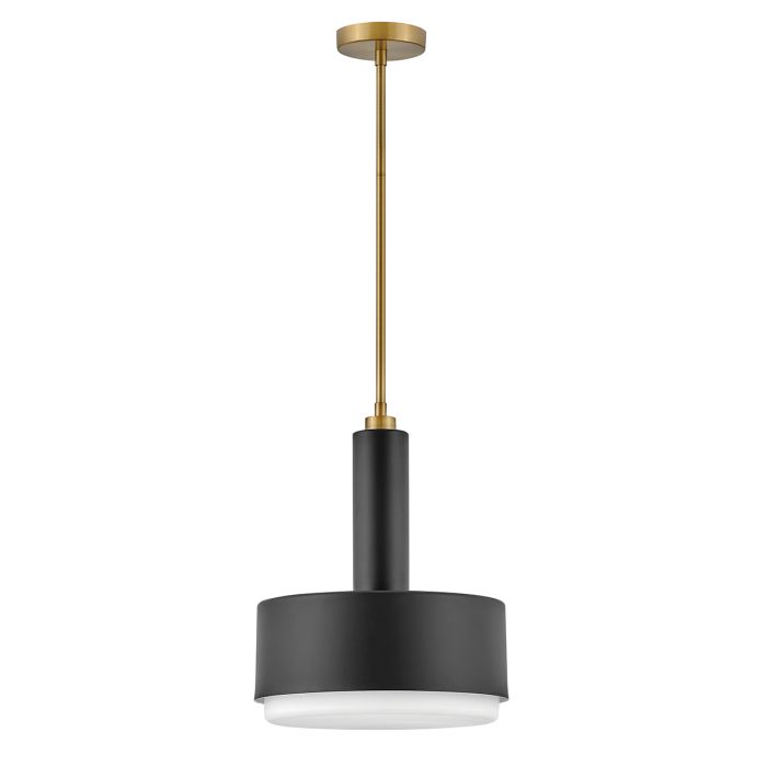 elstead lighting Cedric Medium Pendant - Black
