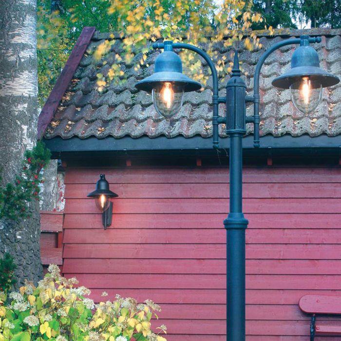 Elstead Lighting Como 1 Light Wall Lantern - Black