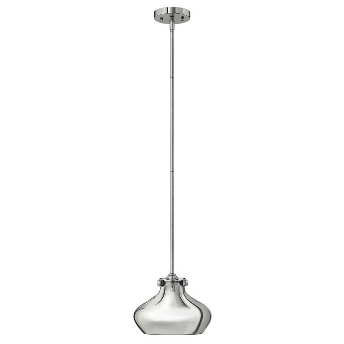 elstead lighting Congress 1 Light Pendant - Chrome